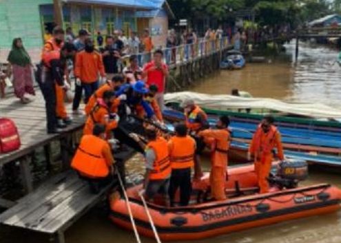 Jasad Tiga Korban Perahu Tenggelam di Sungai Barito Ditemukan