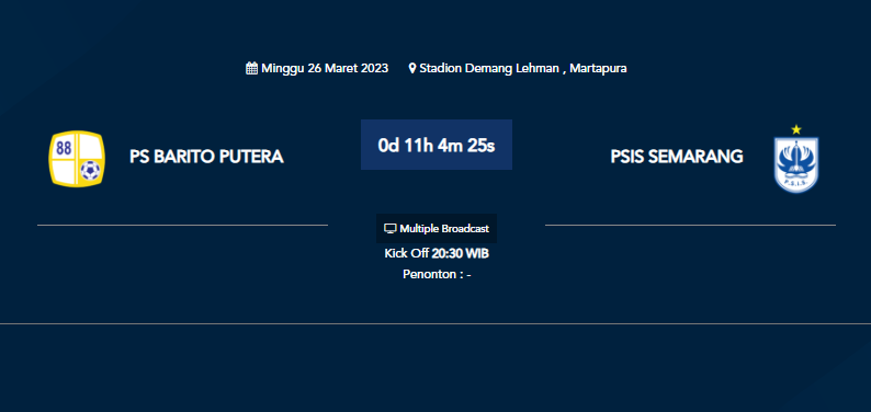 Jadwal Acara Indosiar Hari Ini Minggu 26 Maret 2023, Cek Jam Tayang BRI Liga 1: PS Barito VS PSIS Semarang