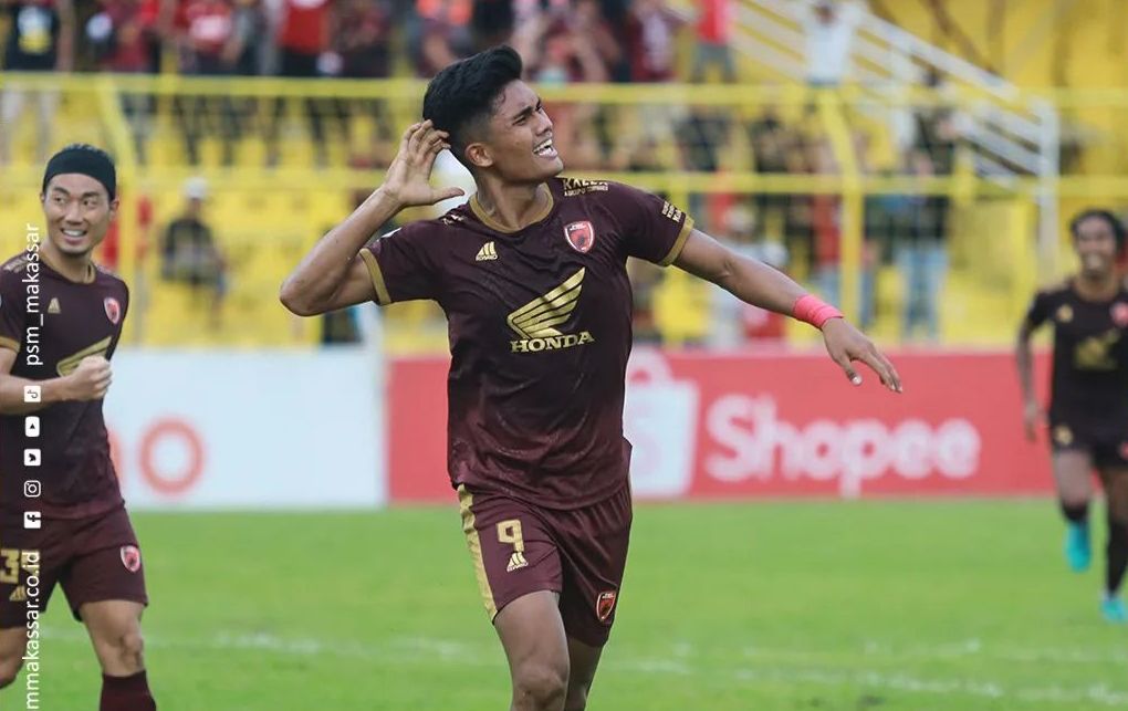 PSM Makassar vs Barito Putera yang dimenangkan PSM dengan skor 4-1.