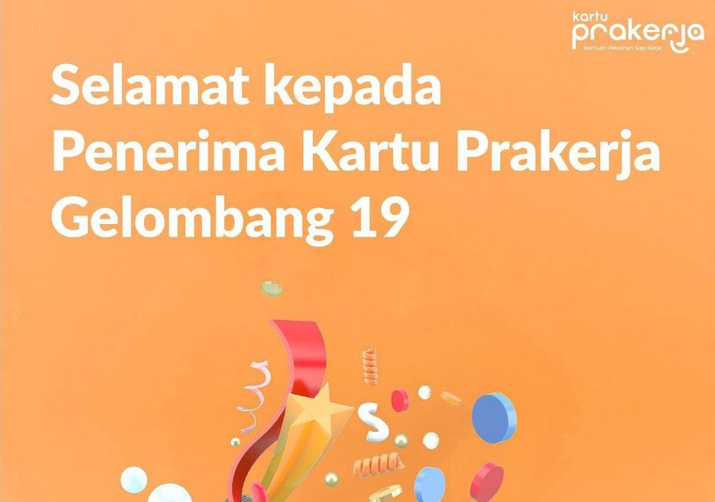  Selamat bagi anda yang lolos seleksi Kartu Prakerja Gelombang 19 yang hasilnya diumumkan hari ini Rabu 1 September 2021 di www.prakerja.go.id 