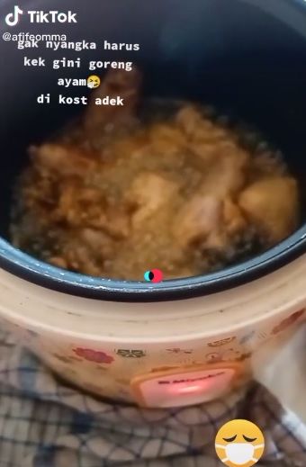 Goreng Ayam pakai Rice Cooker