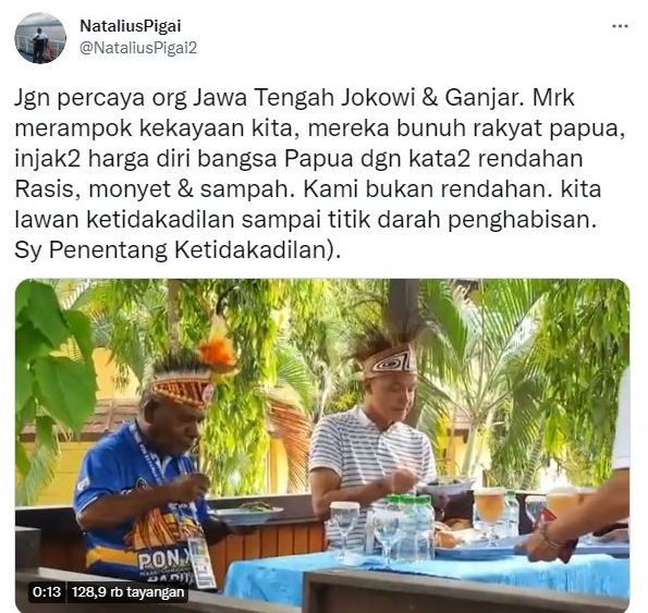 Natalius Pigai Sebut Jokowi dan Ganjar Injak Harga Diri Bangsa Papua, Ferdinand: Narasi Rasis dan Provokatif