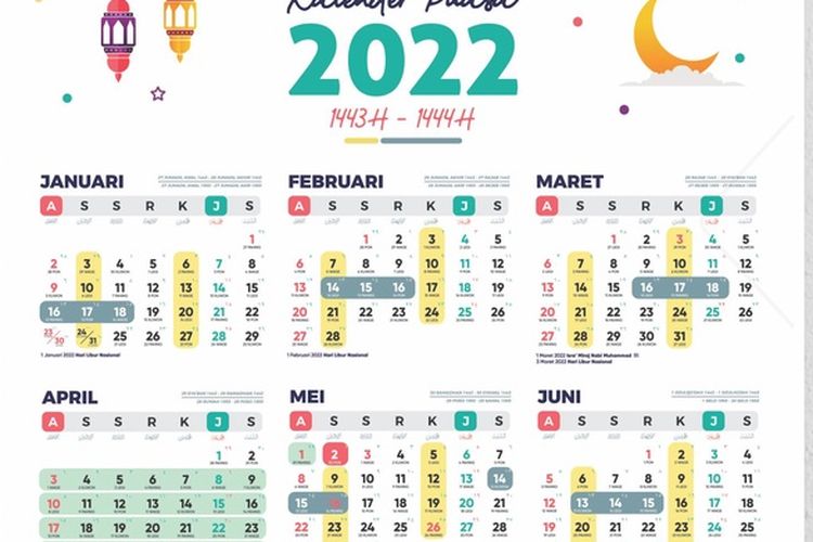 Kalender Hijriah Islam April 2022: Lengkap Tanggal Masehi, Syakban