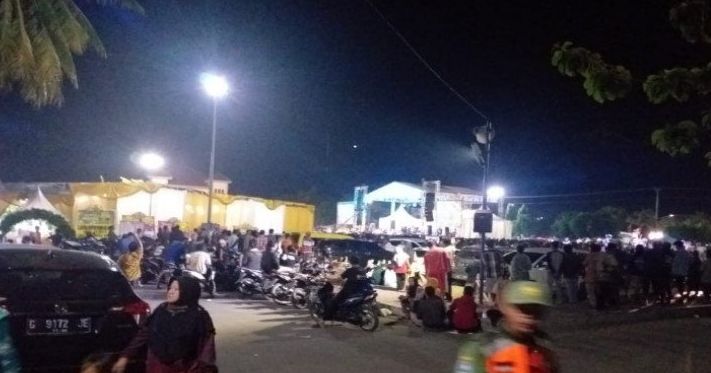 Penyelenggaraan konser dangdut di Kota Tegal saat pandemi