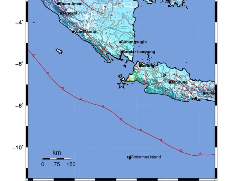 Gempa 6,7 SR mengguncang Banten