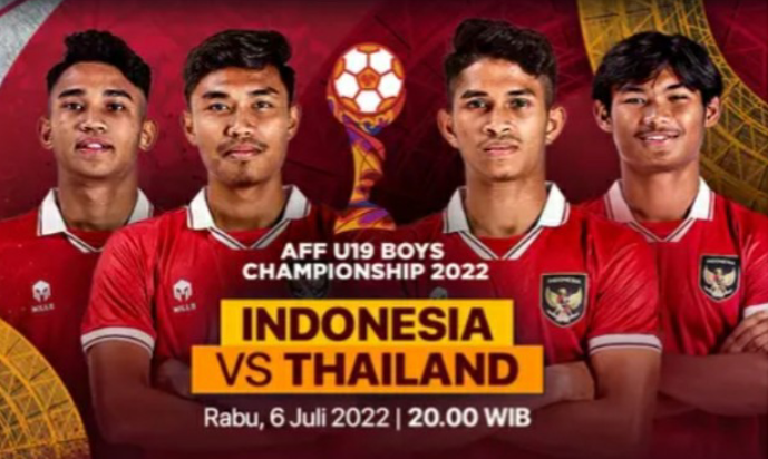 GRATIS LINK NONTON LIVE STREAMING Indonesia vs Thailand Piala AFF U-19 2022, Klik di Sini.