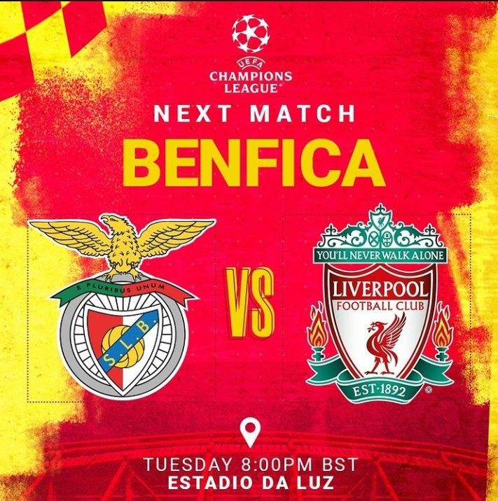 Vidio.com Siarkan Langsung Benfica Vs Liverpool Liga Champions ...