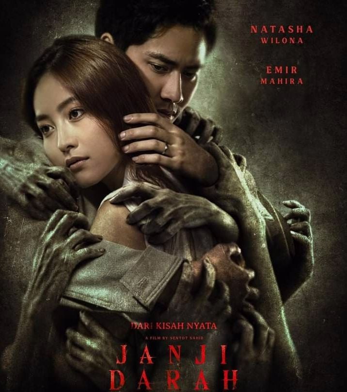 Official poster film horor Janji Darah yang akan segera tayang di bioskop Indonesia bulan Juli 2024