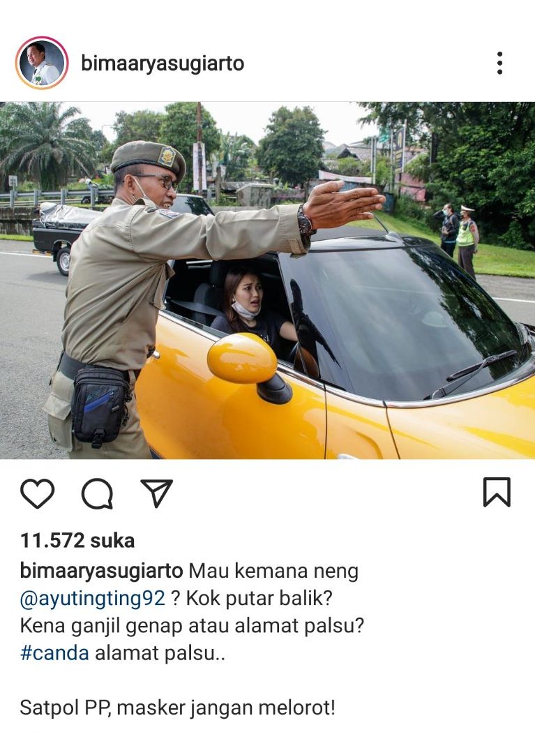 Instagram Bima Arya