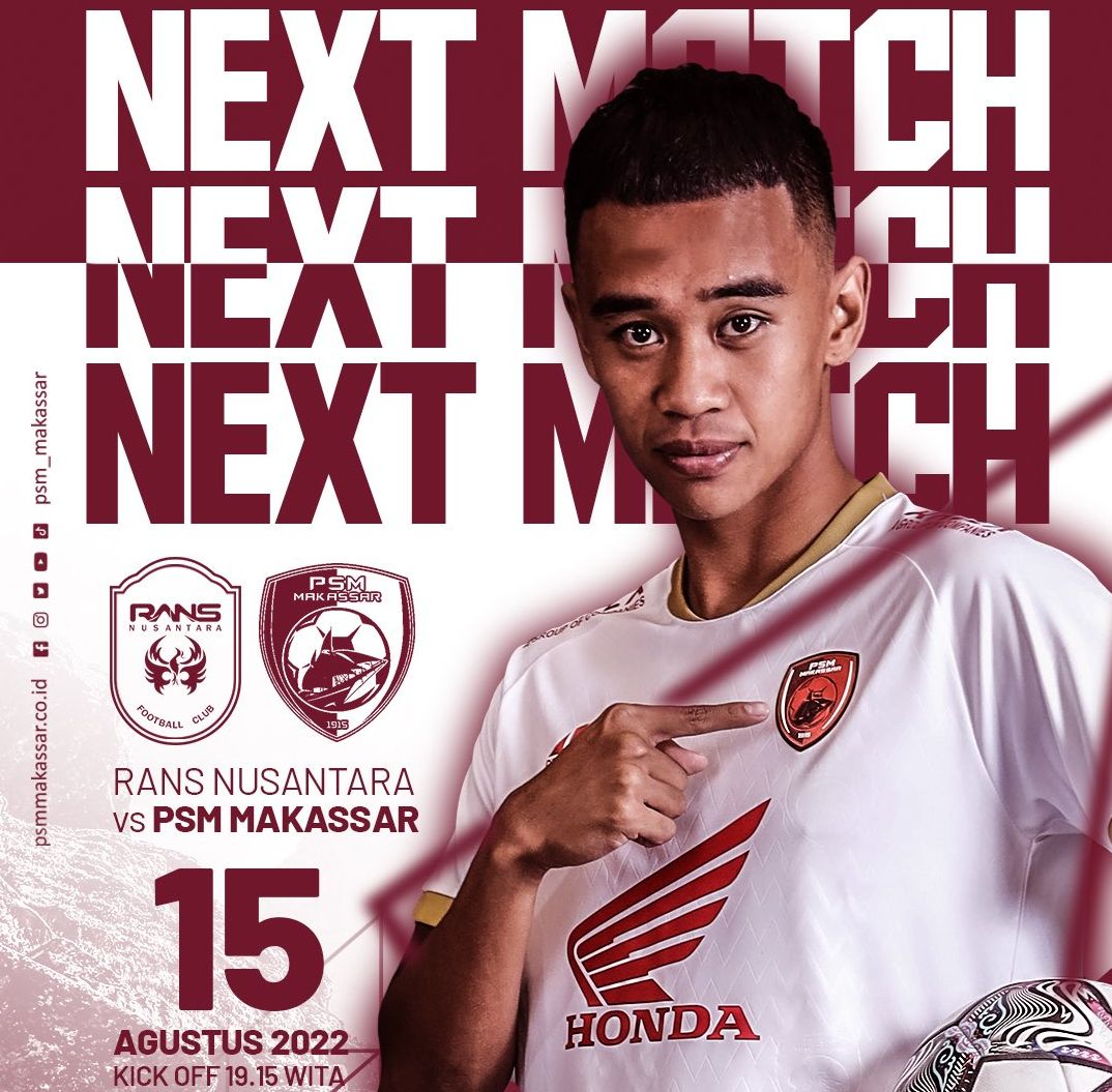 LINK Live Streaming RANS Nusantara FC vs PSM Makassar BRI Liga 1 Malam