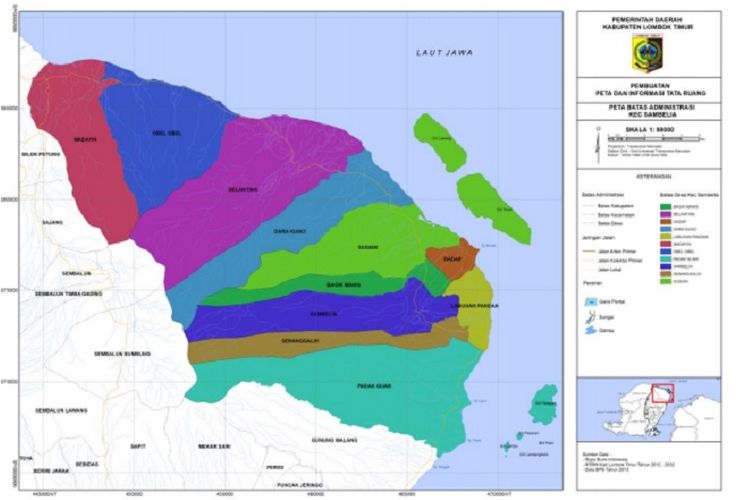 Daftar nama Desa dan Dusun di Kecamatan Sambelia Kabupaten Lombok Timur
- Warta Lombok
