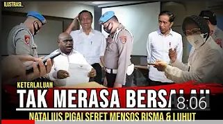 Thumbnail video yang mengatakan Natalius Pigai seret nama Mensos Risma dan Menko Marves Luhut Binsar Pandjaitan