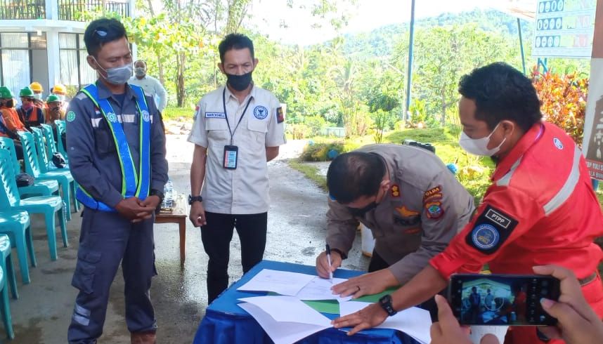 PT PP dan BNNK Bolmong Komitmen Perang Melawan Narkoba di Era Pandemi Covid-19 Menuju Indonesia Bersih Narkoba