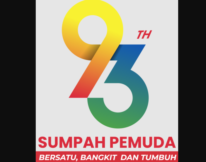 Download Logo Sumpah Pemuda 93 PNG Tahun 2021 Format PNG, CDR HD Resmi dari Kemenpora