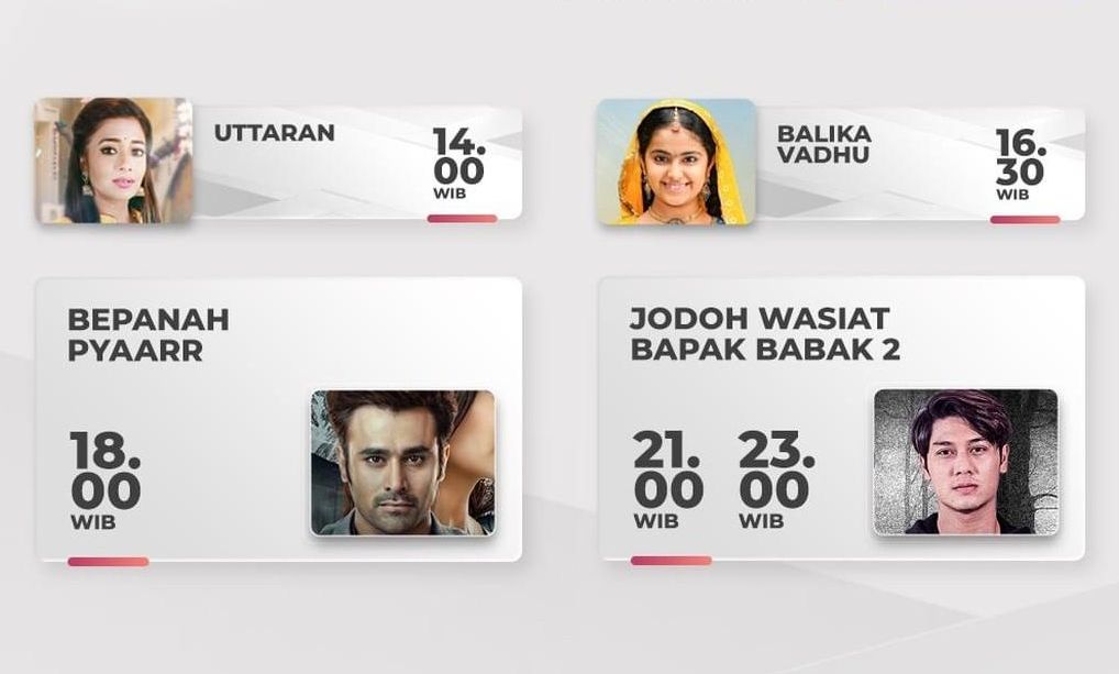 Jadwal Acara Antv Hari Ini Rabu 30 Juni 2021 Ada Serial India Balika Vadhu Uttaran Bepanah Pyaarr Dan Jwb Literasi News