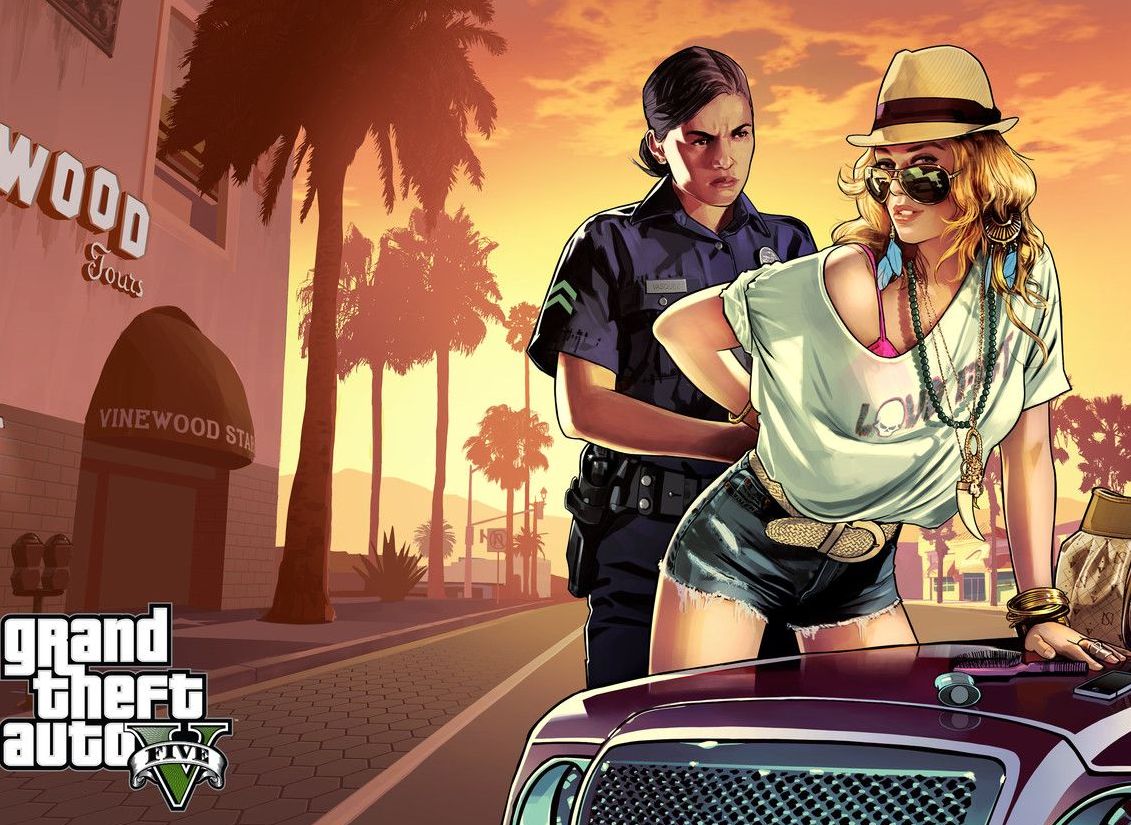 Poster Game Grand Theft Auto V atau GTA 5
