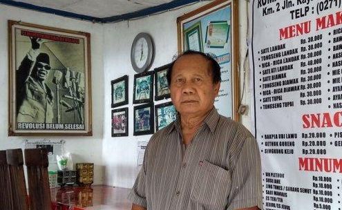 Sekatno pionir sate landak khas Kecamatan Tawangmangu, Kabupaten Karanganyar, Jawa Tengah yang tahun 2006 lalu meraih rekor MURI