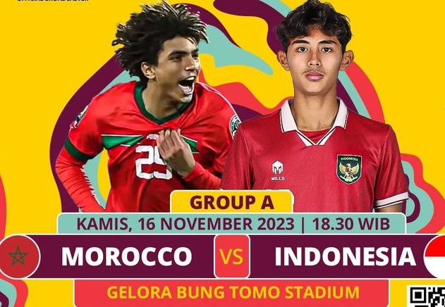 Link Live Streaming Timnas Indonesia vs Maroko di Piala Dunia U 17 2023, Kemenangan Harga Mati bagi Garuda