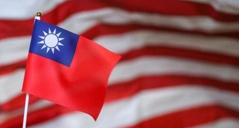 Ilustrasi bendera Taiwan .
