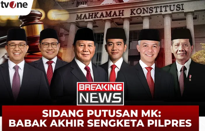 Sidang Pembacaan Putusan Terkait Perselisihan Hasil Pemilihan Umum ...