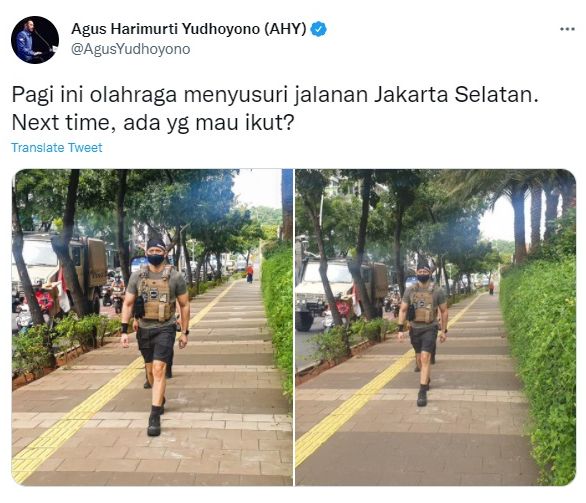 Cuitan Agus Harimurti Yudhoyono (AHY).