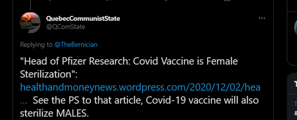 Klaim yang menyebut vaksin Covid-19 Pfizer picu kemandulan pada wanita.