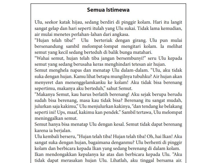 Kunci Jawaban Materi Teks Cerita Fabel Kelas 7 Smp Lengkap Ringtimes Bali