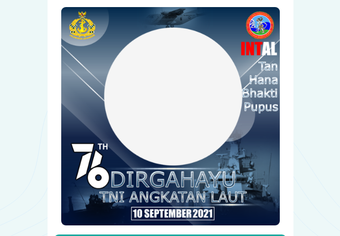 Logo hut tni al ke 76