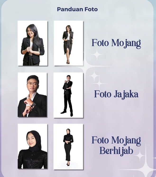 Panduan foto pendaftaran Pasanggiri Mojang Jajaka Kota Bandung 2023
