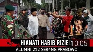 Video yang mengatakan Prabowo Subianto diserang PA 212 karena khianati Habib Rizieq