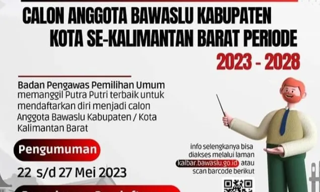 CEK DISINI Pengumuman Hasil Tes Tertulis dan Psikologi Calon Anggota Bawaslu Sanggau, Kalimantan Barat