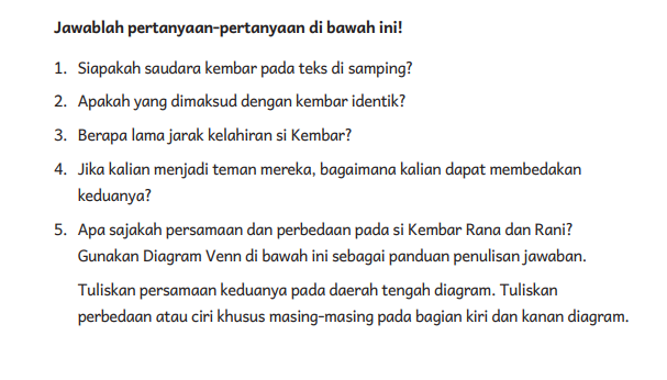 Kunci Jawaban Bahasa Indonesia Kelas 5 Halaman 5 Kurikulum Merdeka ...