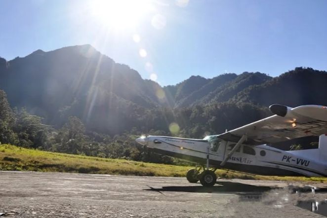 Pesawat Susi Air jenis Pilatus Porter PC-6 dengan nomor penerbangan PK- BVM dilaporkan mengalami insiden dan hilang kontak di Timika, Papua