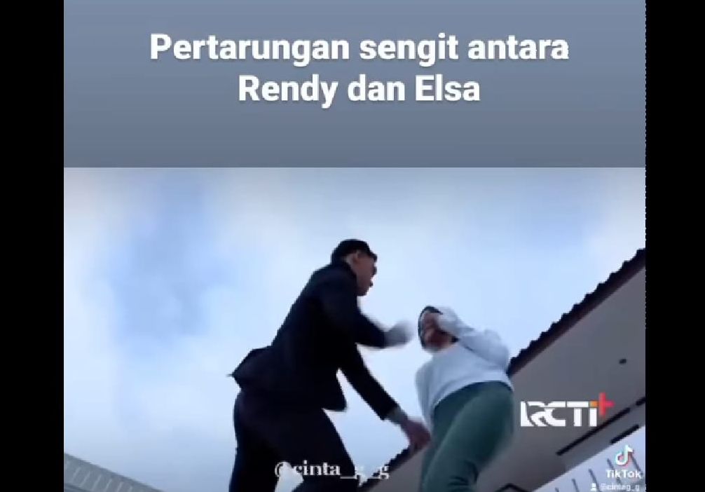 Saking bapernya dengan ikatan cinta, netizen satu ini unggah video pertarungan sengit antara Rendi dan Elsa di pinggir kolam