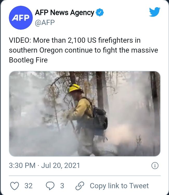 Kebakaran di Oregon