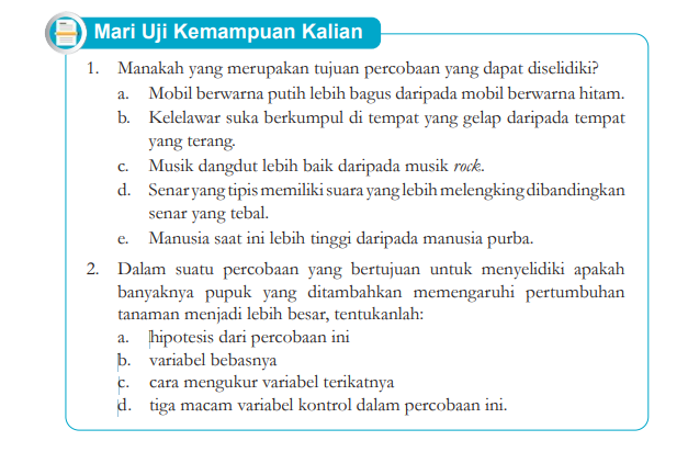 Kunci Jawaban Ipa Kelas Halaman Kurikulum Merdeka Percobaan My Xxx