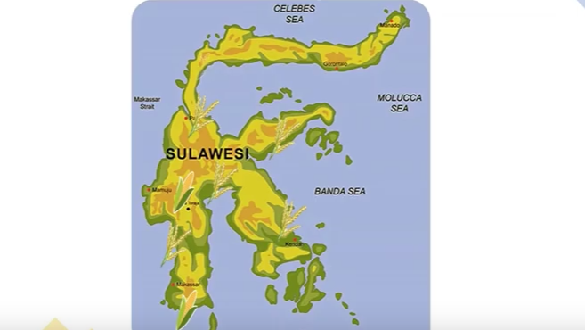 Pembahasan kondisi geografis dan bentang alam pulau Sulawesi berdasarkan peta mulai dari luas, lembah, gunung hingga pantai