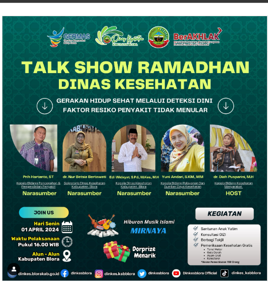 Talk Show Ramadhan Dinas Kesehatan