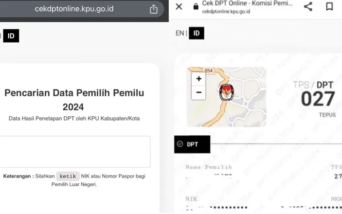 Cek DPT Online 2024 Untuk Tahu Lokasi TPS, Begini Caranya - Pikiran ...