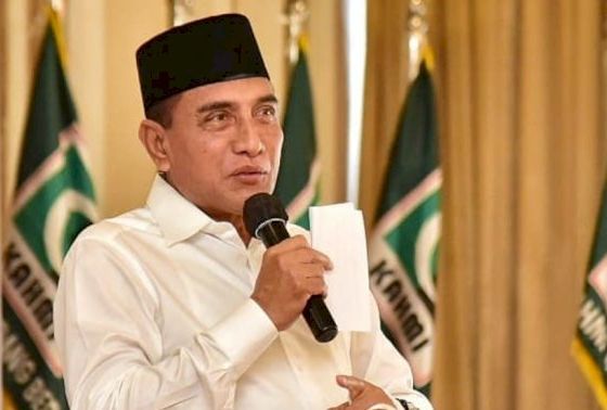 Ini kalimat viral Gubernur Sumatera Utara Edy Rahmayadi untuk membangun Sumut dengan cara meminjam Anies Baswedan.