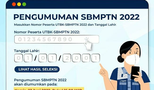 Apa Syarat Cek Pengumuman Hasil UTBK SBMPTN 2022 yang Dibuka Hari Ini, 23 Juni 2022? Cek di Sini