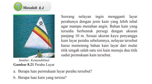 Berikut ini kunci jawaban Matematika kelas 7 halaman 257 semester 2 Masalah 8.4 terbaru tahun 2022