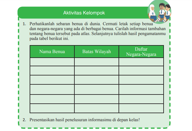 Kunci Jawaban Ips Kelas 9 Halaman 5 Aktivitas Kelompok Bab 1 Sebaran Benua Di Dunia Halaman 5 8434