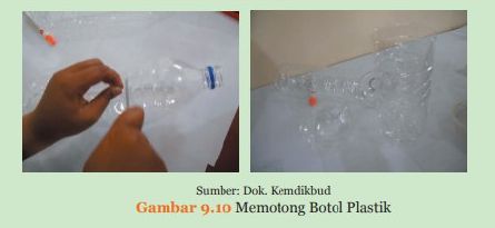 Memotong Botol Plastik