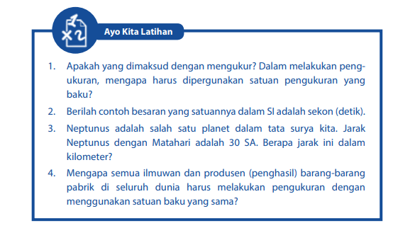 Kunci Jawaban IPA Kelas 7 Halaman 13 Ayo Kita Latihan Bab 1, Apakah yang Dimaksud dengan Mengukur - Ringtimes Bali - Halaman 2