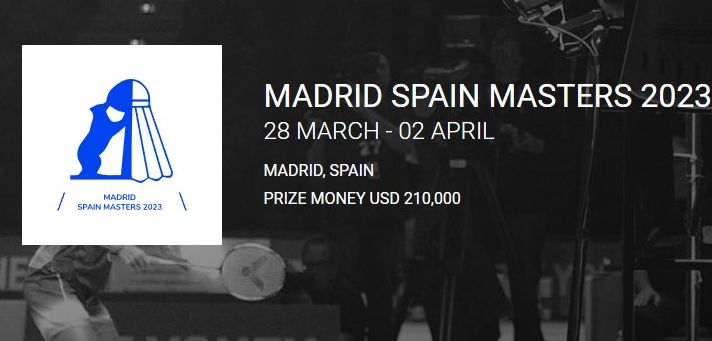 Jadwal badminton perempat final Madrid Spain Master 2023 hari ini Jumat, 31 Maret 2023 dan link live streaming nonton wakil Indonesia.