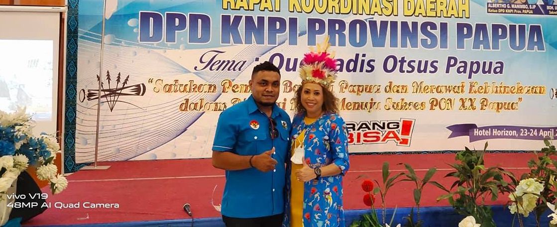 Ketua Umum DPP KNPI Ryano Panjaitan menunjuk Caretaker DPD KNPI Papua dengan komposisi Mariolen Sawaki di tunjuk sebagai Ketua Caretaker dan Gifli Buinei selaku Sekretaris Caretaker DPD KNPI Papua.