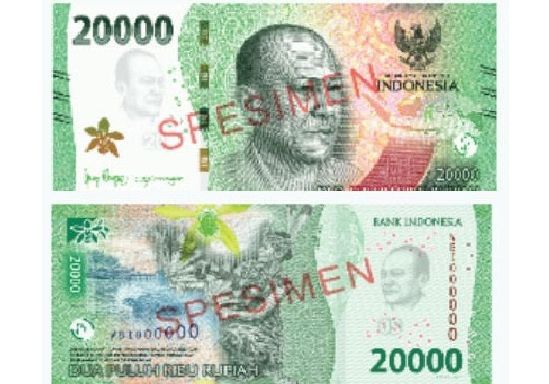 Pecahan uang baru Rp20.000