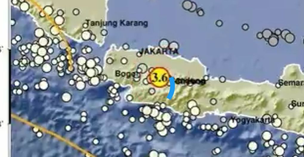 Titik Lokasi Pusat Gempa Cianjur Hari Ini 28 Januari 2023, Diguncang 3,6 Magnitudo