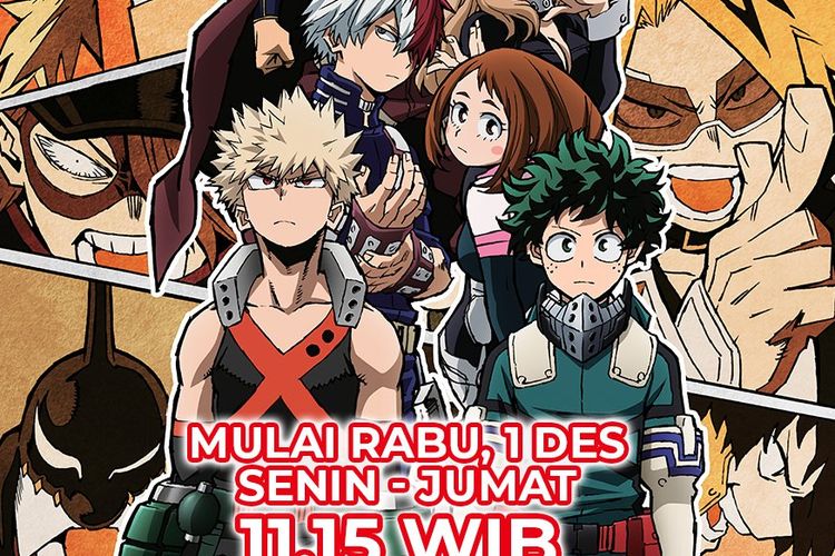 Anime My Hero Academia Siap Tayang di NET TV Mulai Desember 2021, Simak  Jadwalnya - TribunStyle.com